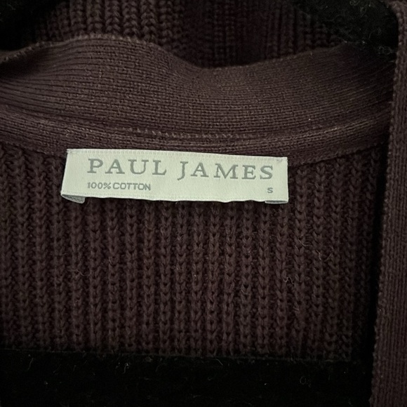 Paul James Women’s Midweight Cotton Ribbed V Neck Cardigan With Pockets - Picture 9 of 9